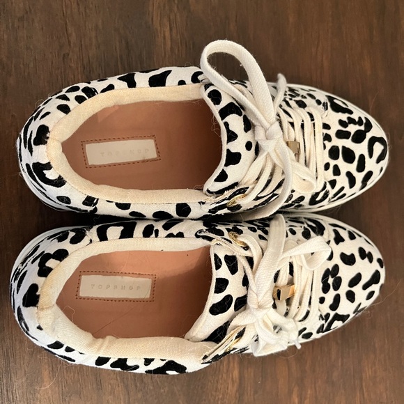 Black and white leopard runners - Picture 6 of 7
